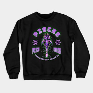 Pisces 6a Black Crewneck Sweatshirt